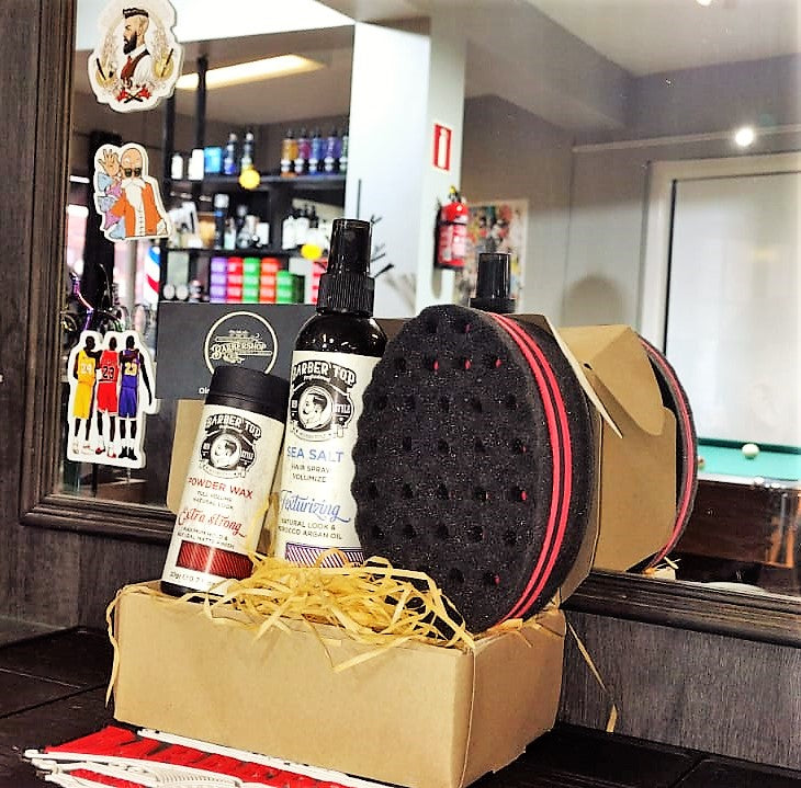 GIFT BASKET WITH PRODUCTS FOR A TWISTED/MESSY LOOK