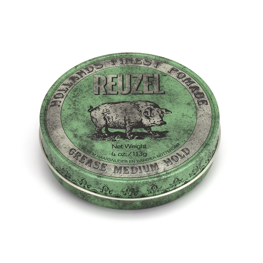 REUZEL POMADE GREEN GREASE MEDIUM HOLD (SUURI)