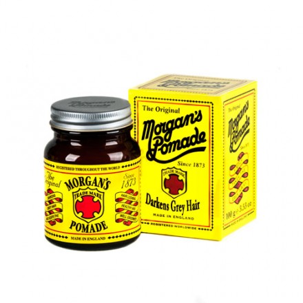 MORGAN'S POMADE (AMBER JAR) 100GR (Harmaille ja ikääntyneille hiuksille)