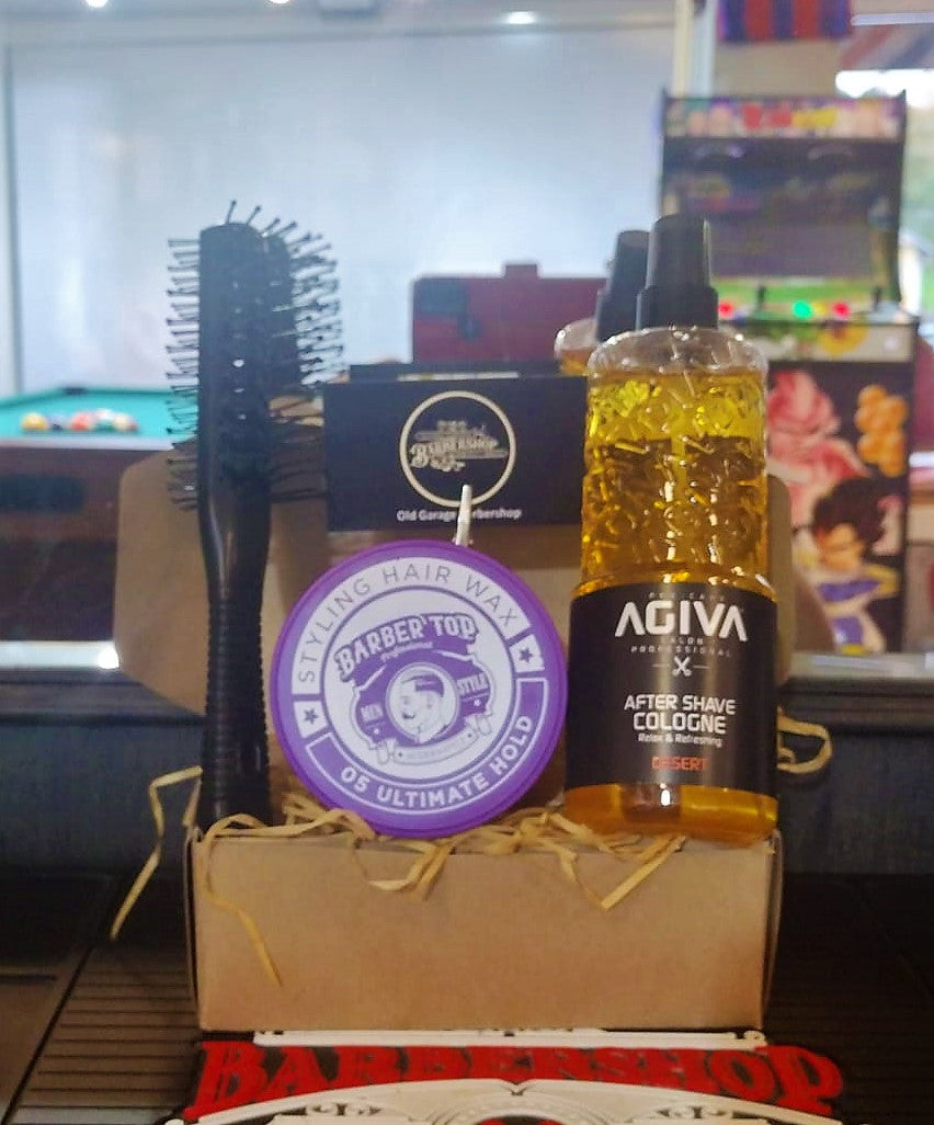 GIFT PACKAGE WITH STYLING PRODUCTS - ULTIMATE HOLD HAIR WAX