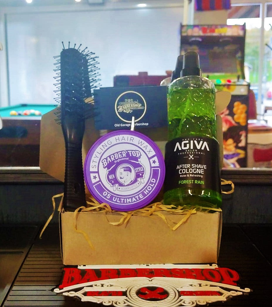 GIFT PACKAGE WITH STYLING PRODUCTS - ULTIMATE HOLD HAIR WAX