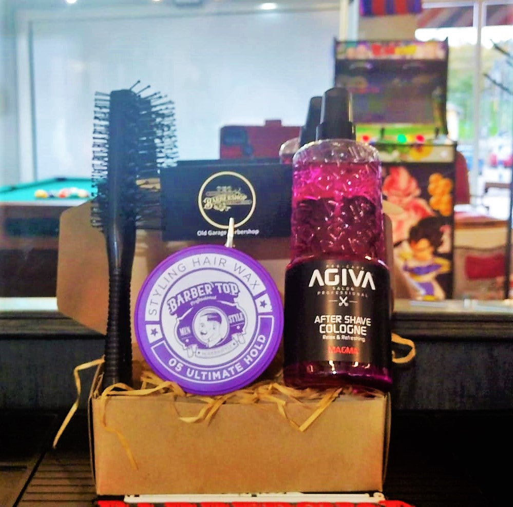 GIFT PACKAGE WITH STYLING PRODUCTS - ULTIMATE HOLD HAIR WAX