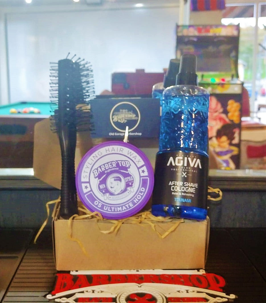 GIFT PACKAGE WITH STYLING PRODUCTS - ULTIMATE HOLD HAIR WAX