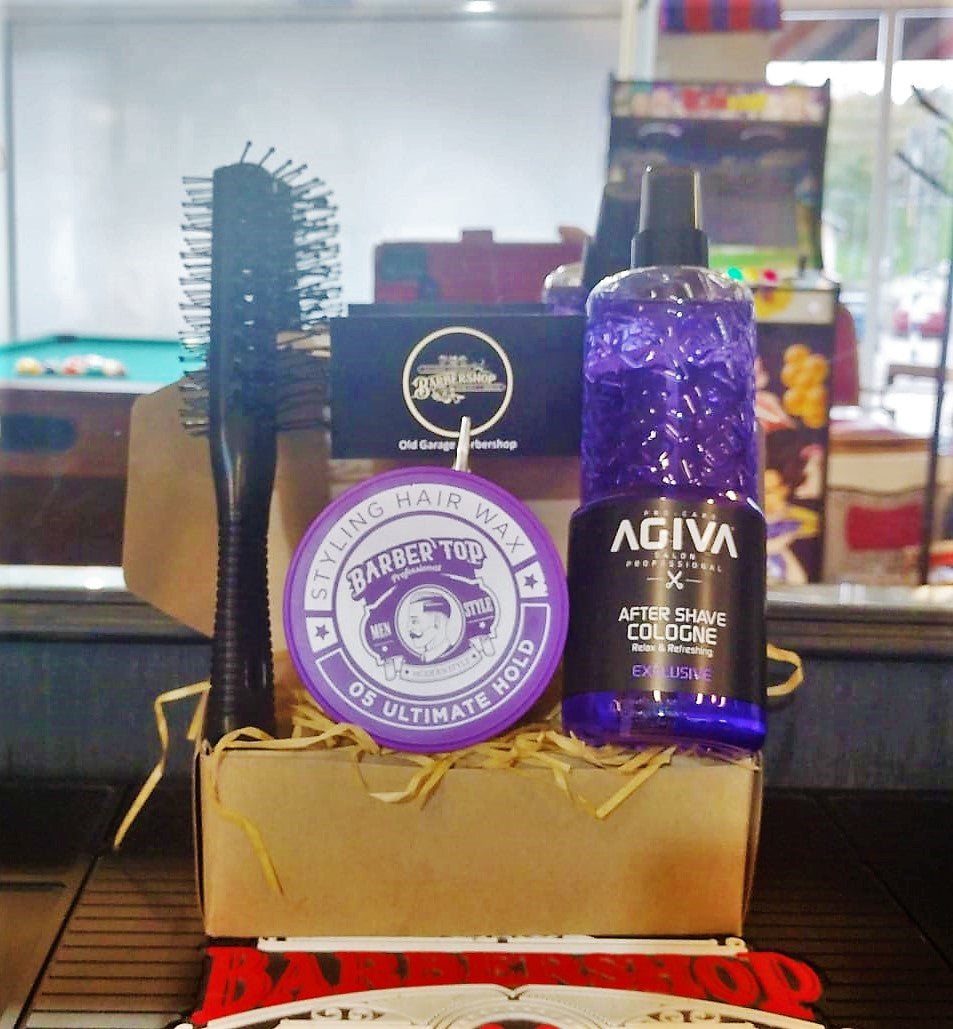 GIFT PACKAGE WITH STYLING PRODUCTS - ULTIMATE HOLD HAIR WAX
