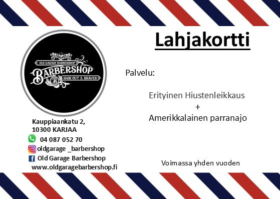 Erityinen Hiustenleikkaus <30 min.