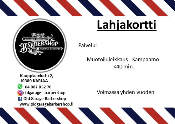 Muotoiluleikkaus - Kampaamo