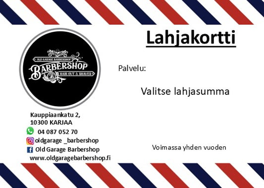 Valitse lahjasumma