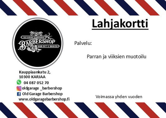 Parran ja viiksien muotoilu